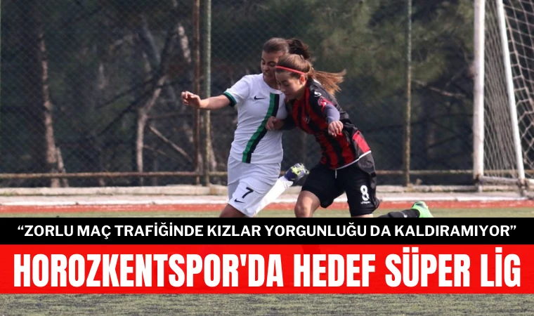 Horozkentspor'da hedef Süper Lig