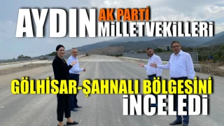 Aydın AK Parti Milletvekilleri Gölhisar-Şahnalı Bölgesini İnceledi